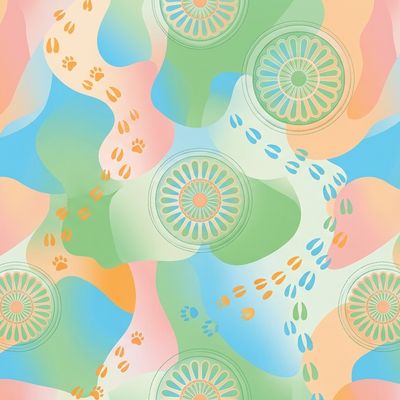 抽象 · 印花面料 #4