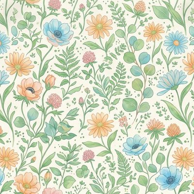 Kazakh Tradition · Floral Bedding Fabric