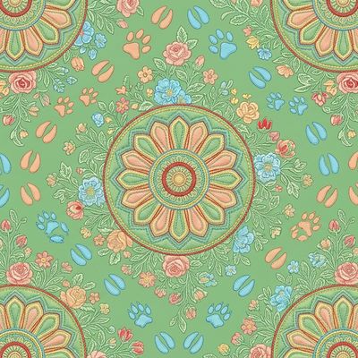 印花 · 花卉图案 #4