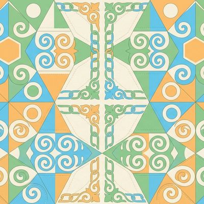 几何 · 数字印花 #8